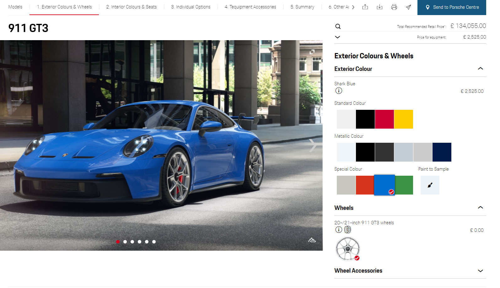 Porsche 911 GT3 Shark Blue New cost Porsche 911 GT3 Shark Blue New cost